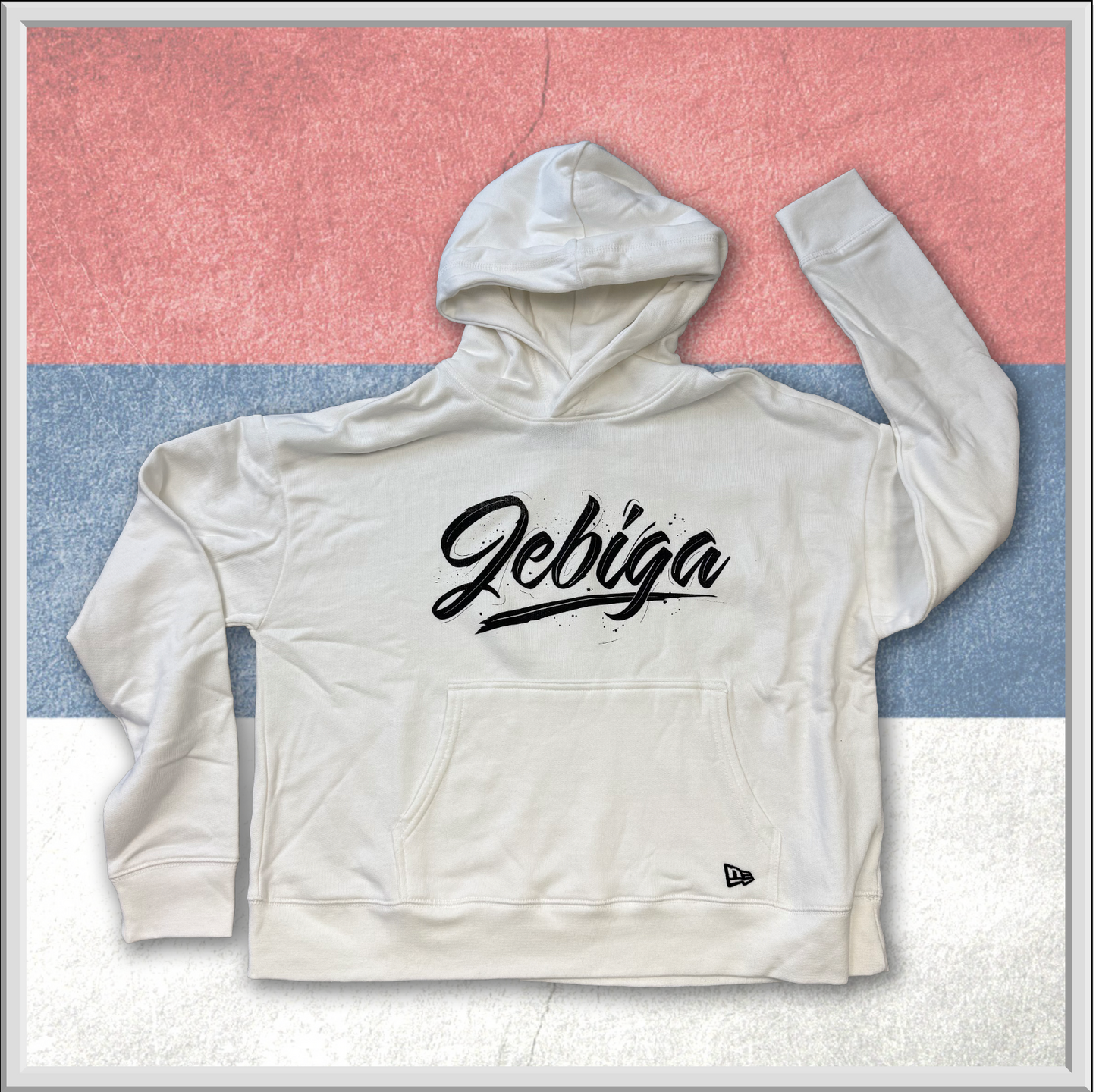 Jebiga za Dame - Jebiag Ladies Serbian Hoodie White New Era Brand