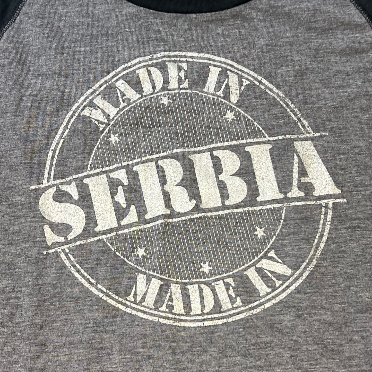 Made In Serbia -Napravljeno u Srbiji - Serbian T-Shirt Black