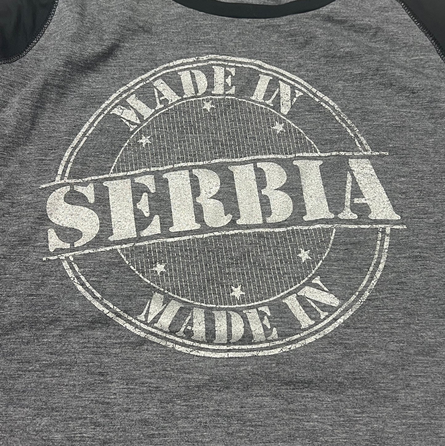 Made In Serbia -Napravljeno u Srbiji - Serbian T-Shirt Black