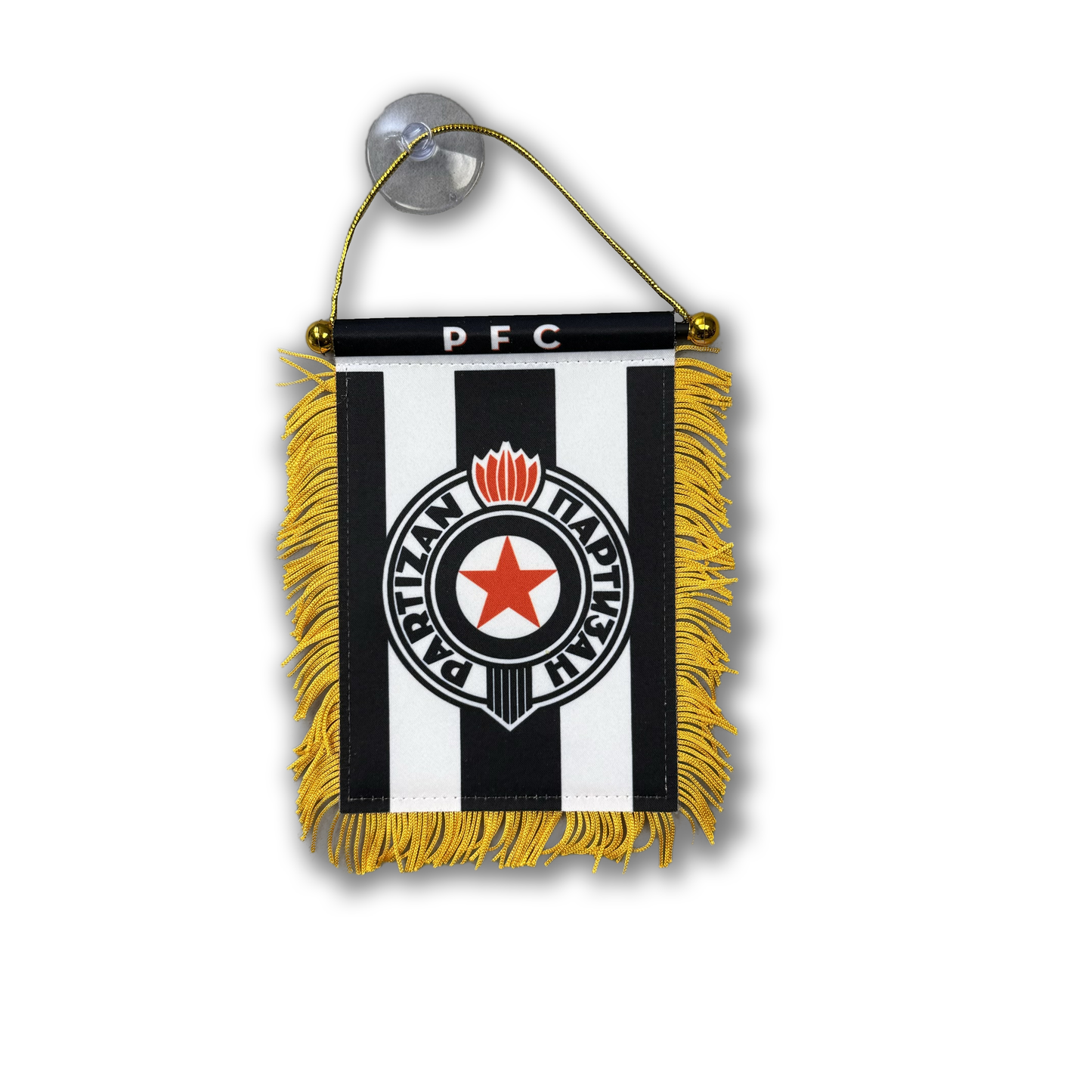 PARTIZAN - PFC- Window Flag with suction cups  - For Cars