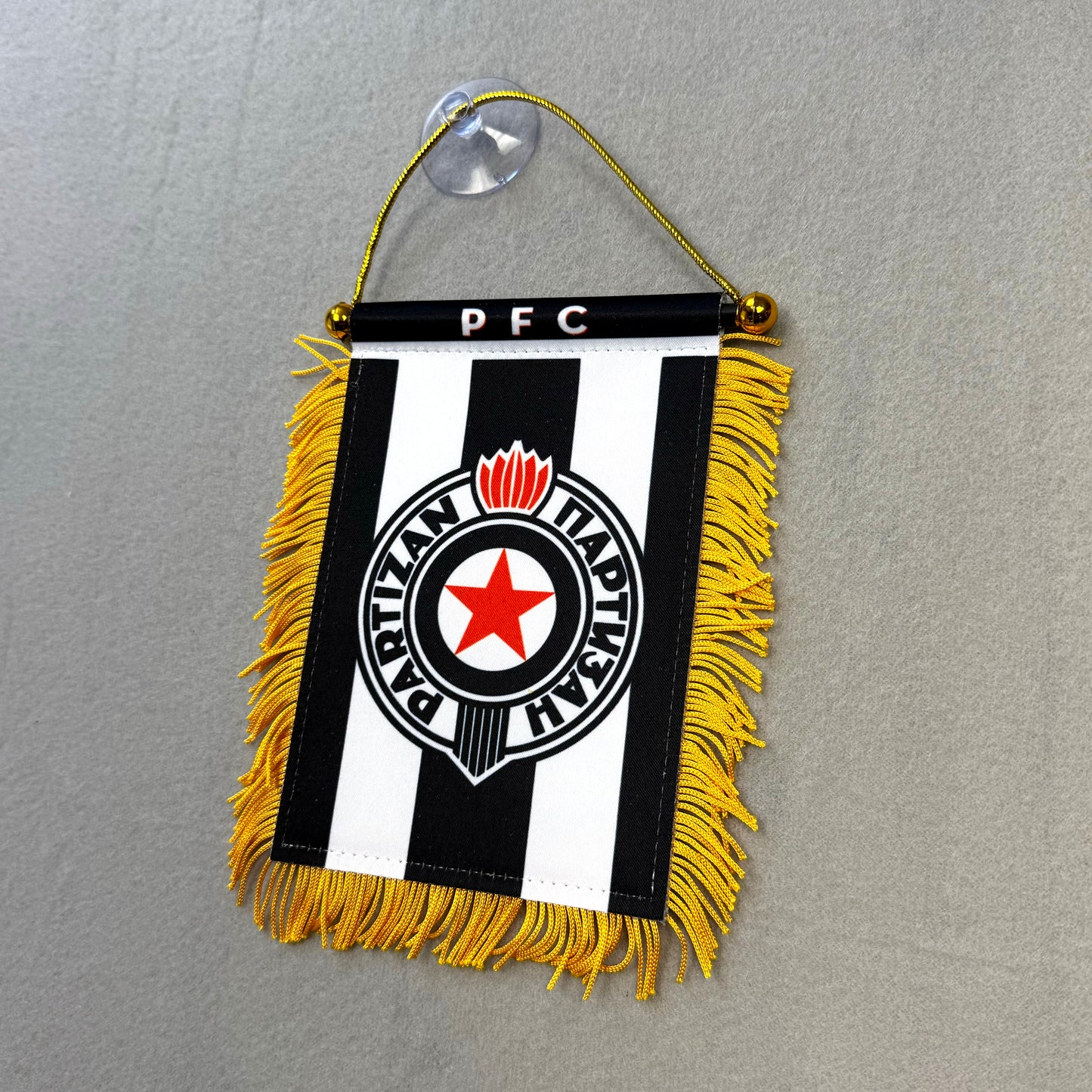 PARTIZAN - PFC- Window Flag with suction cups  - For Cars