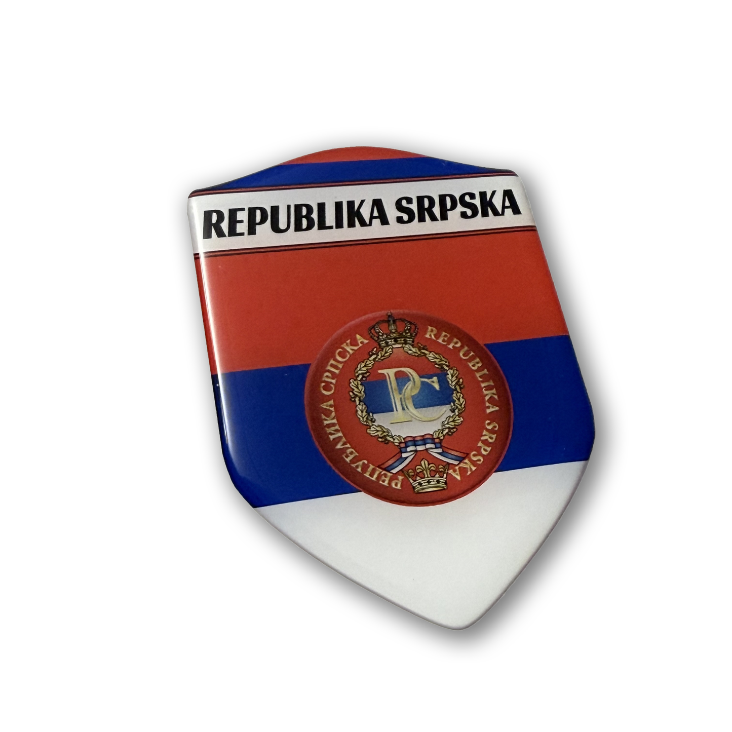 REPUBLIKA SRPSKA Domed Decal  - For Cars or any flat smooth surface