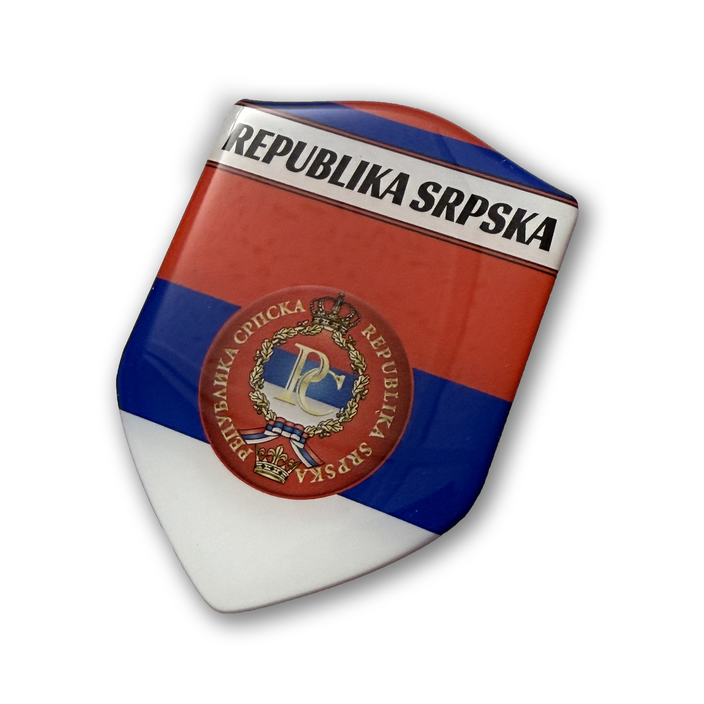 REPUBLIKA SRPSKA Domed Decal  - For Cars or any flat smooth surface