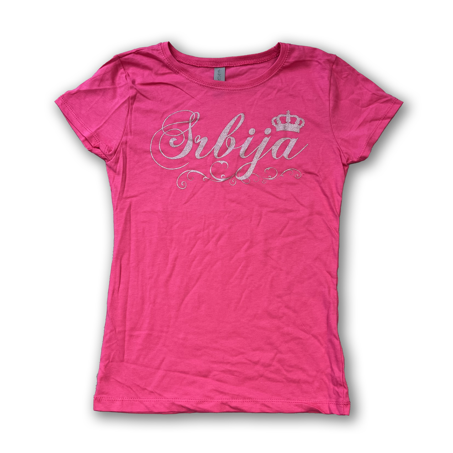 SRBIJA shimmer - Serbian Kids T-Shirt - Raspberry