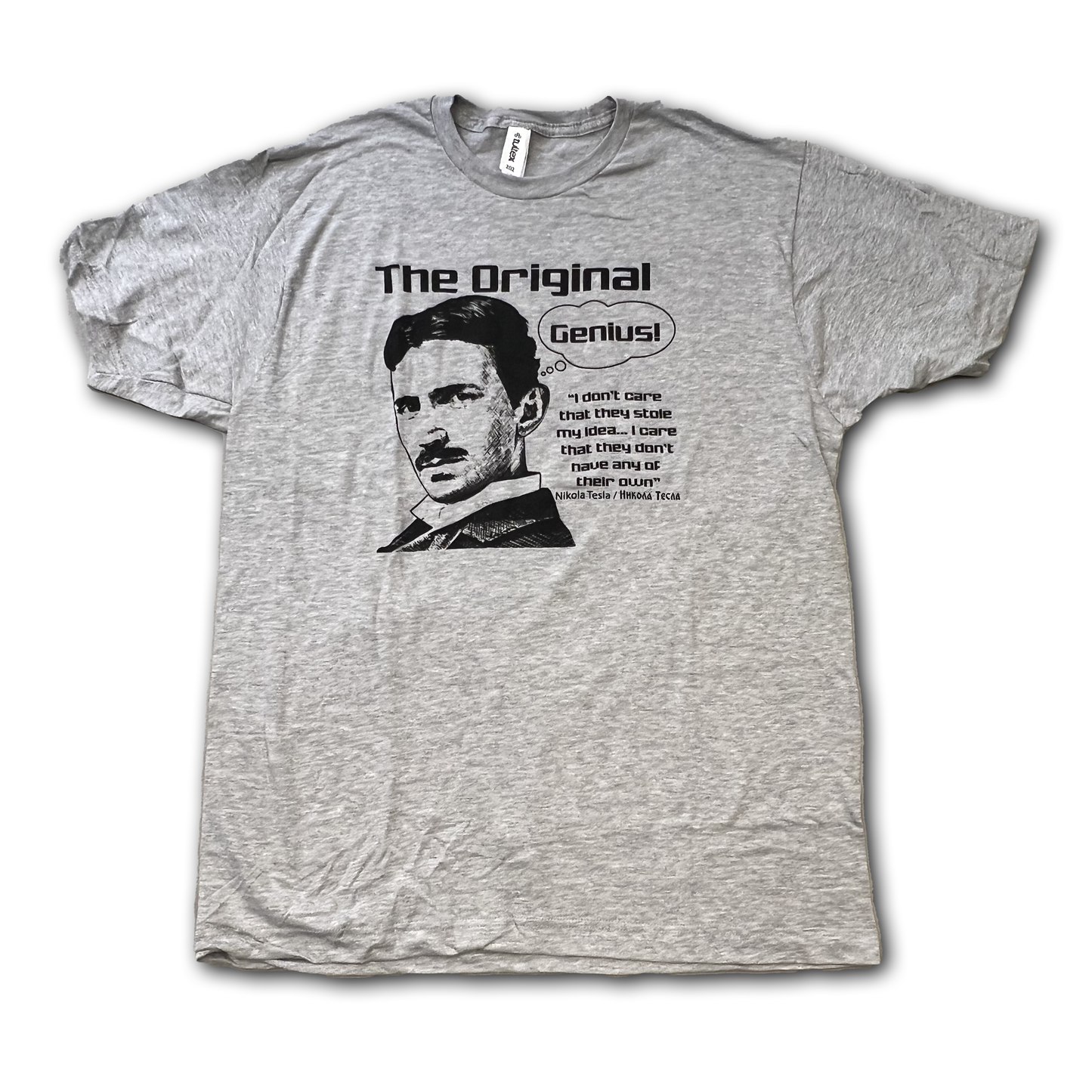 Tesla, originalni genije- Tesla, the original genius  Serbian T-Shirt